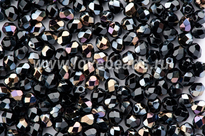 Граненые бусины 10 мм., 15 шт. 23980/28001