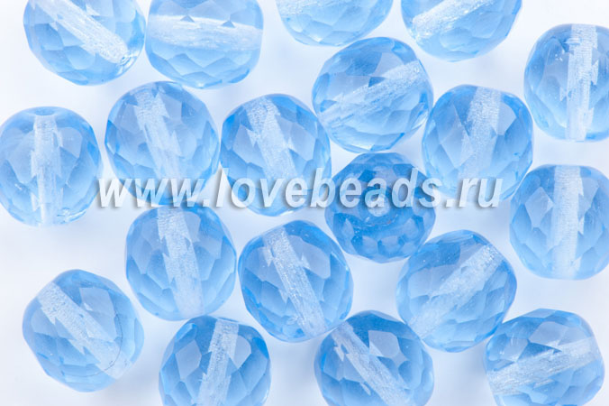 Граненые бусины 10 мм. 15 шт. 00030/30010