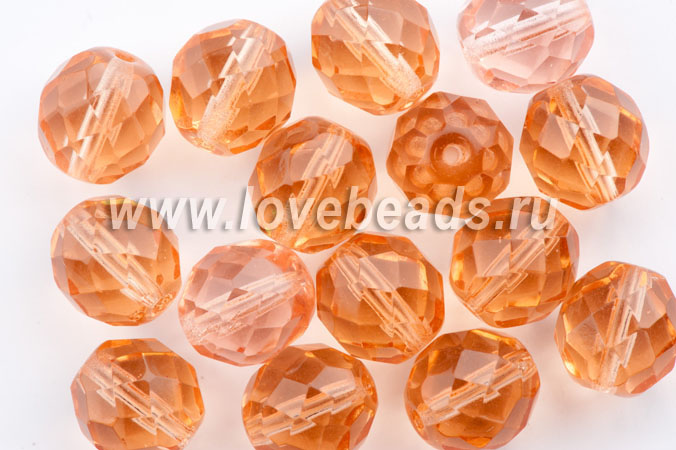 Граненые бусины 10 мм. 15 шт. 00030/10060