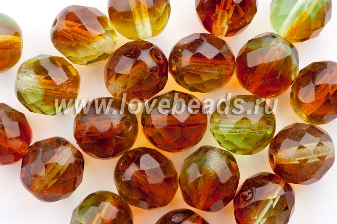 Граненые бусины 10 мм. 15 шт. 00010/29131