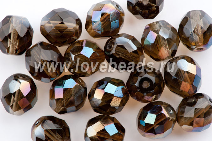 Граненые бусины 10 мм. 16 шт. 40020/28701