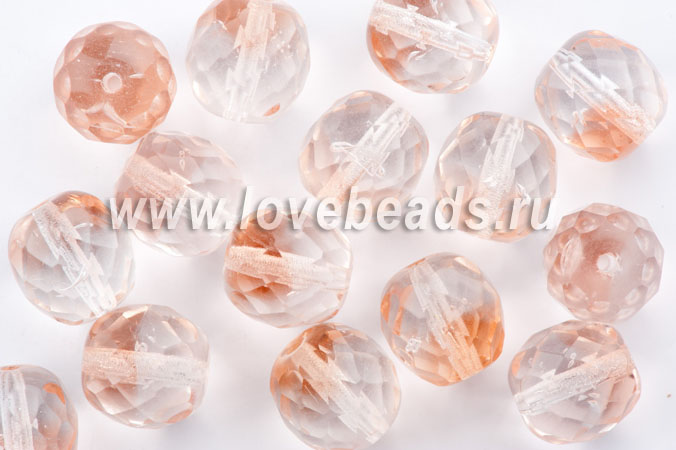 Граненые бусины 10 мм. 15 шт. 00030/48488