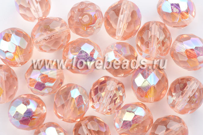 Граненые бусины 10 мм. 15 шт. 70160/28701