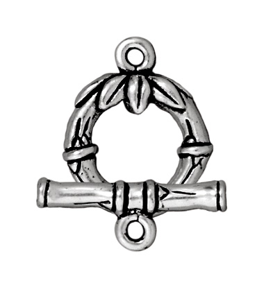 Тогл бамбук (серебро антик) - № А115с