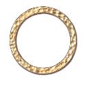 Коннектор Hammertone в форме кольца (блестящее золото) - № А198з