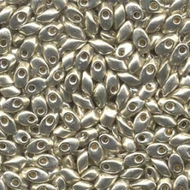 L.Magatama 4X7 mm.Duracat Galvinized silver 5 гр