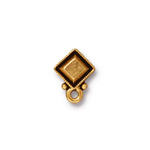 Пуссеты граненный алмаз (золото антик) - № А351з