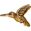 Бусина колибри (золото антик) - № А070з