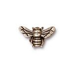 Бусина пчела (серебро антик) - №А071с