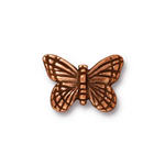 Бусина бабочка Монарх (медь антик) - № А072м