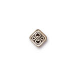 <h5>Бусина кельтский бриллиант малый (серебро антик) - № А055с</h5>