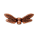 <h5>Бусина крылья стрекозы (медь антик) - № А067м</h5>