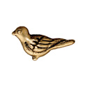 Бусина птица Paloma (золото антик) - № А069з