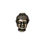 Бусина голова Будды (бронза антик) - А006б