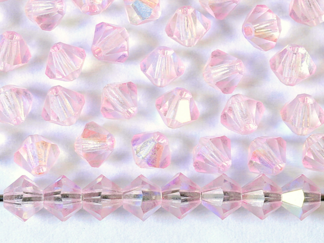 00010/37021 - Crystal Rose with AB 4 мм.