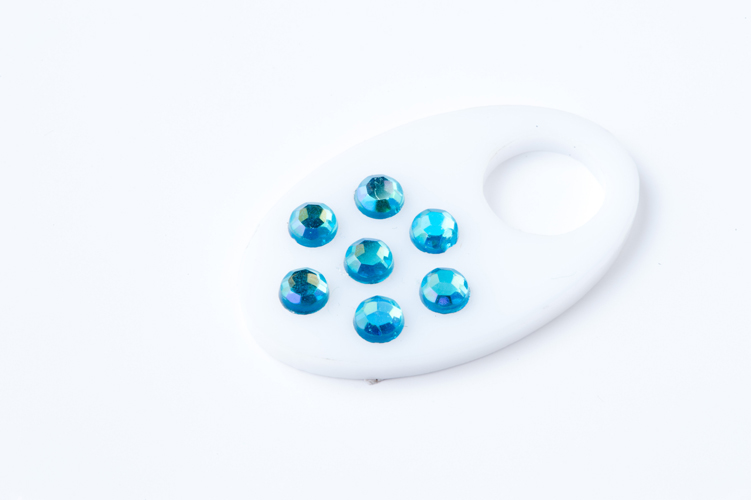 Стразы клеевые SS20 Aqua