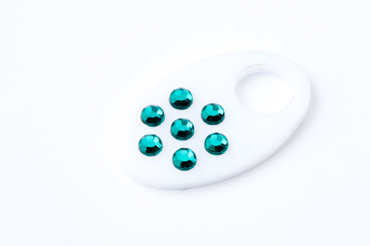 Стразы клеевые SS20 Blue Zircon