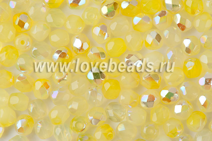 Граненые бусины 5 мм. 128 шт.80140/27001